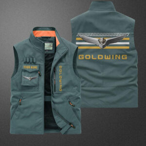 Sportswearmerch Honda Motorcycle Goldwing Motorcycle Pocket Vest For Fan