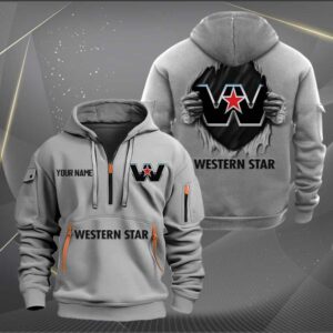 Sportswearmerch Honda Motorcycle Half Zip Hoodie For Fan