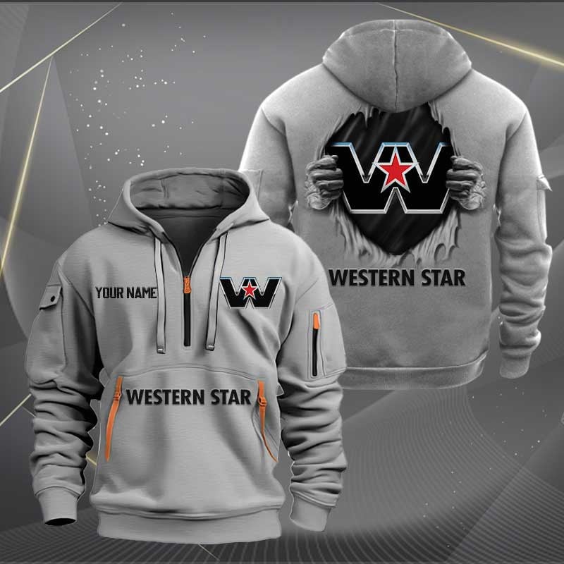 Sportswearmerch Honda Motorcycle Half Zip Hoodie For Fan