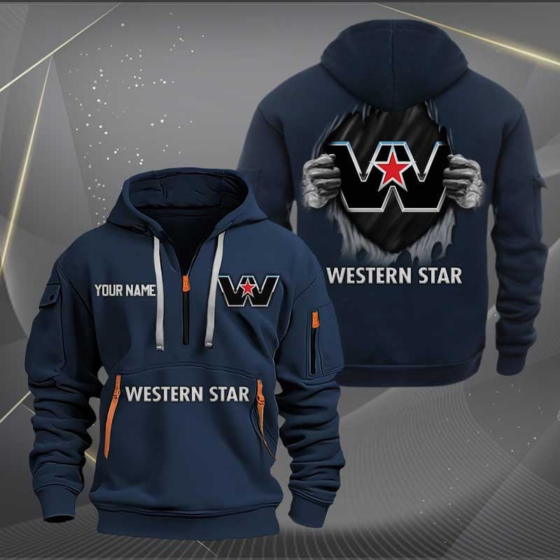 Sportswearmerch Honda Motorcycle Half Zip Hoodie For Fan