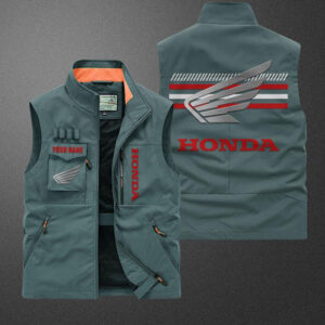 Sportswearmerch Honda Motorcycle Pocket Vest For Fan