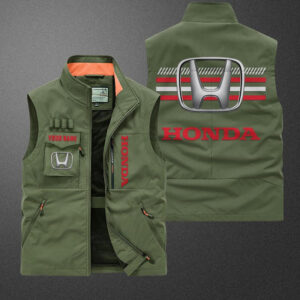 Sportswearmerch Honda Motorcycle Pocket Vest For Fan