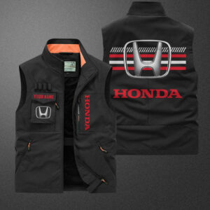 Sportswearmerch Honda Motorcycle Pocket Vest For Fan