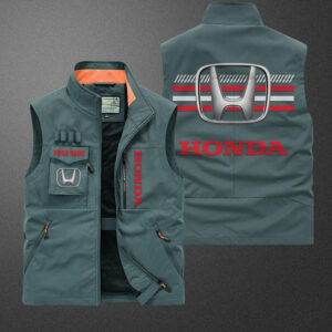 Sportswearmerch Honda Motorcycle Pocket Vest For Fan