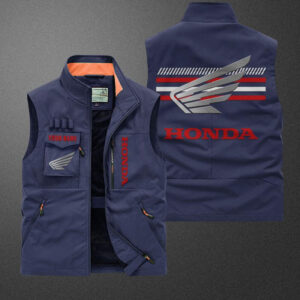 Sportswearmerch Honda Motorcycle Pocket Vest For Fan