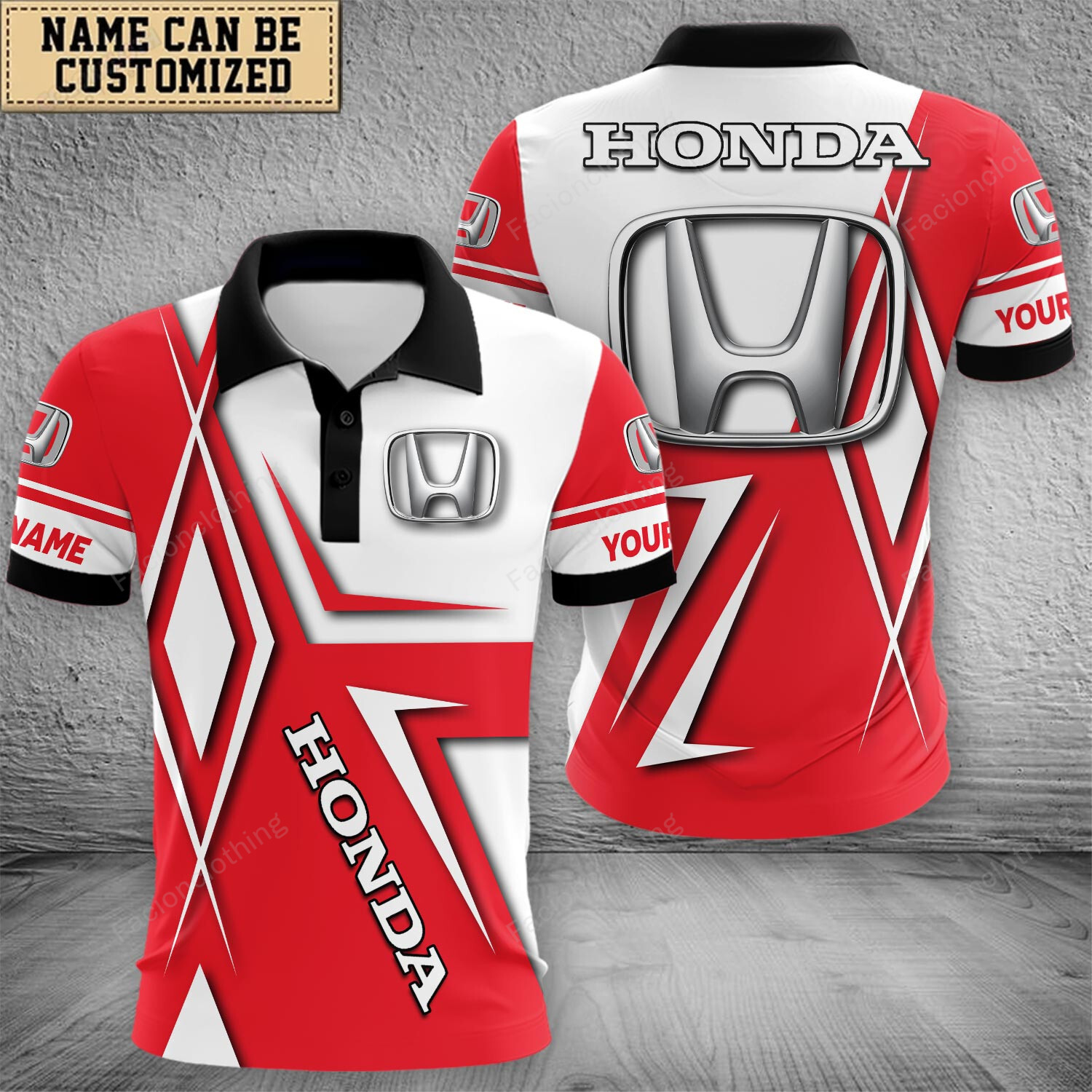 Sportswearmerch Honda Motorcycle Polo Shirt For Fan