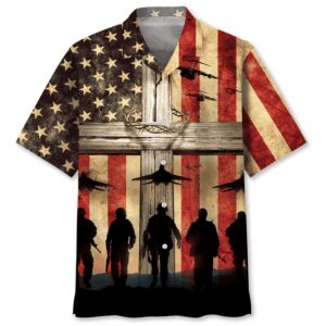 Sportswearmerch Honor The Fallen Hawaiian Shirt For Fan
