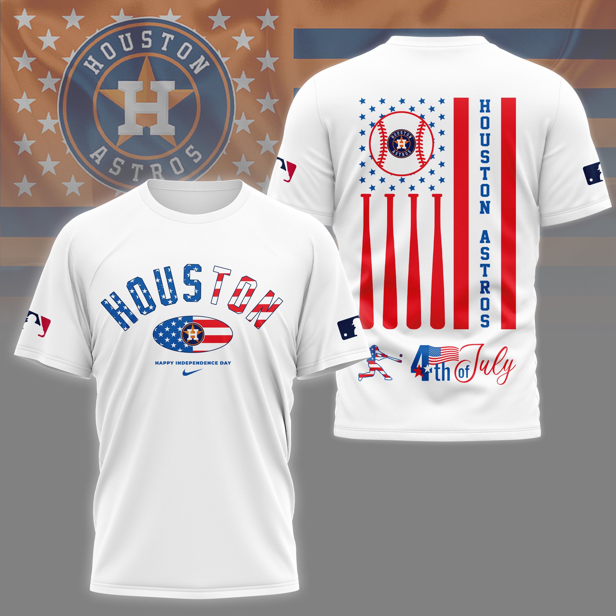 Sportswearmerch Houston Astros MLB Personalized T-shirt For Fan