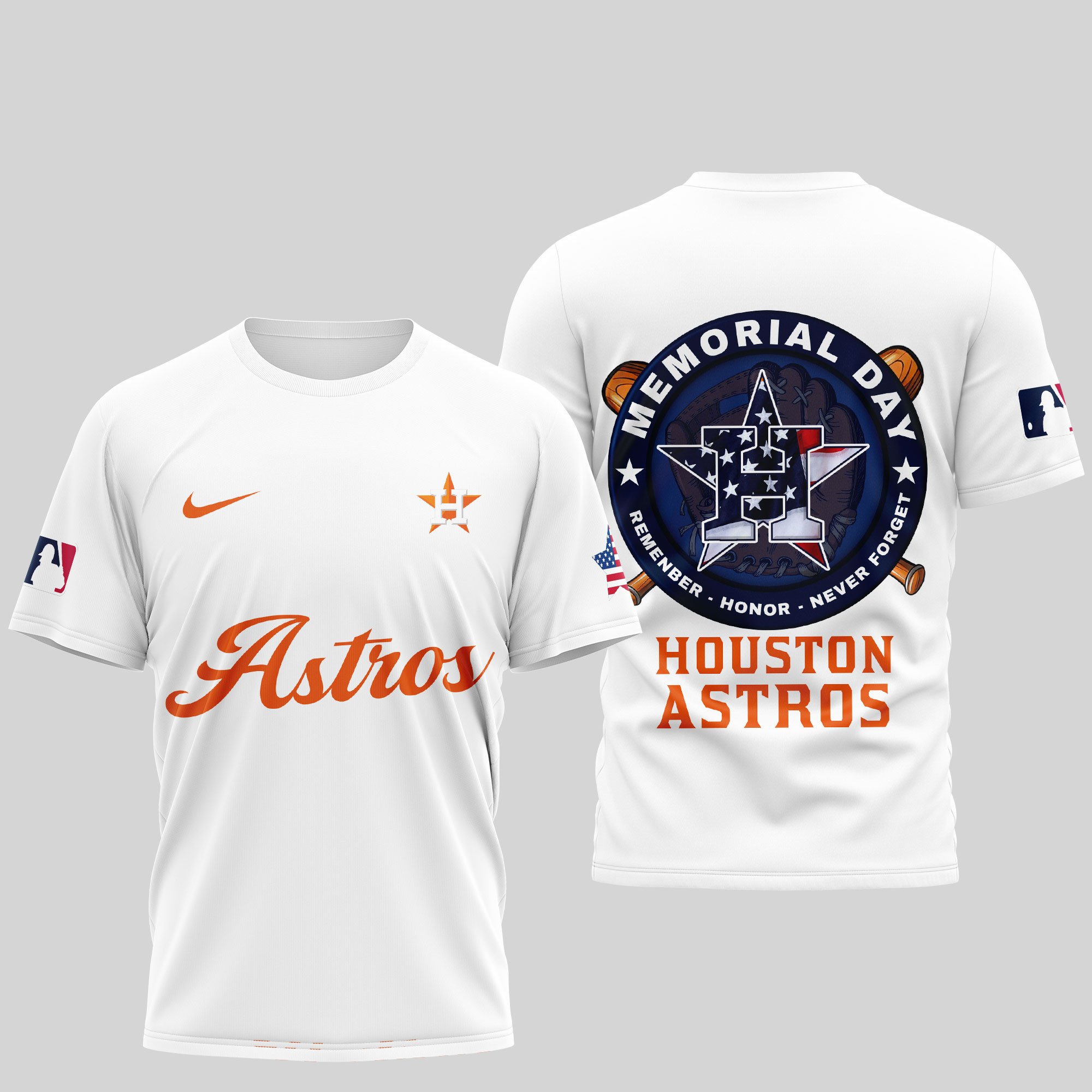 Sportswearmerch Houston Astros MLB Personalized T-shirt For Fan