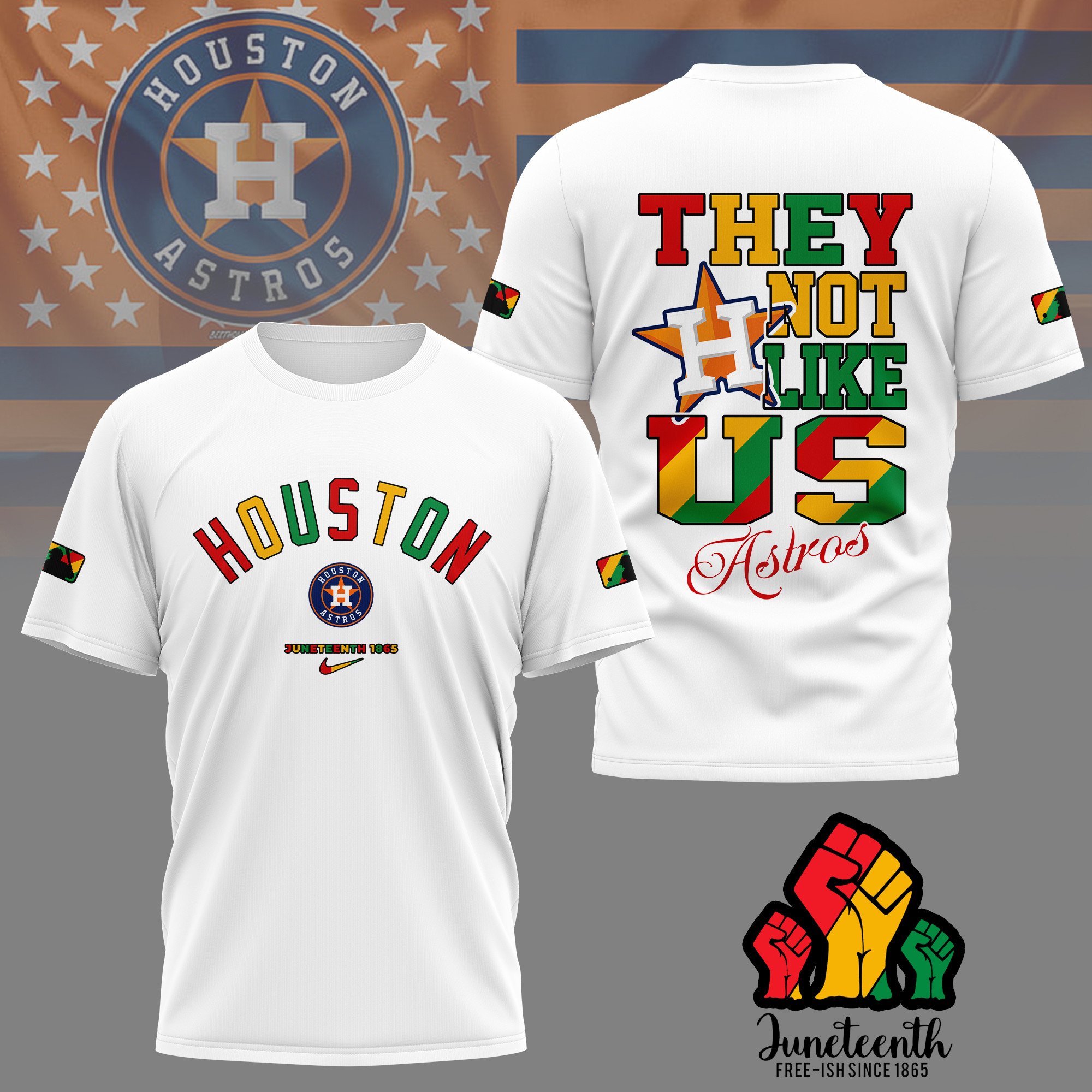 Sportswearmerch Houston Astros MLB Personalized T-shirt For Fan