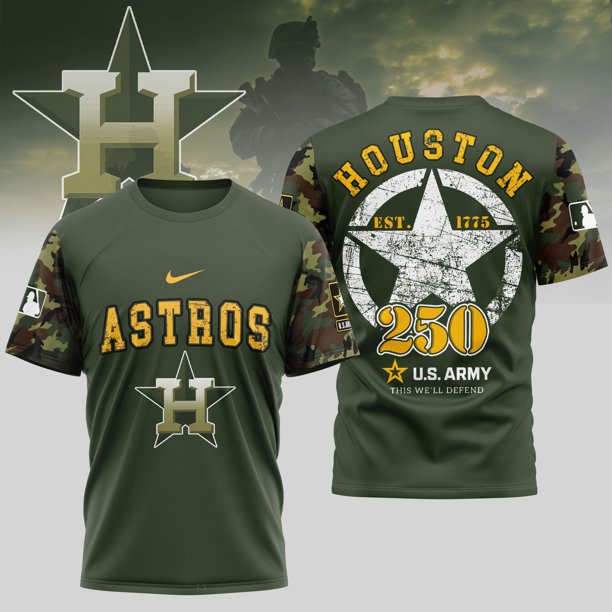 Sportswearmerch Houston Astros MLB Personalized T-shirt For Fan