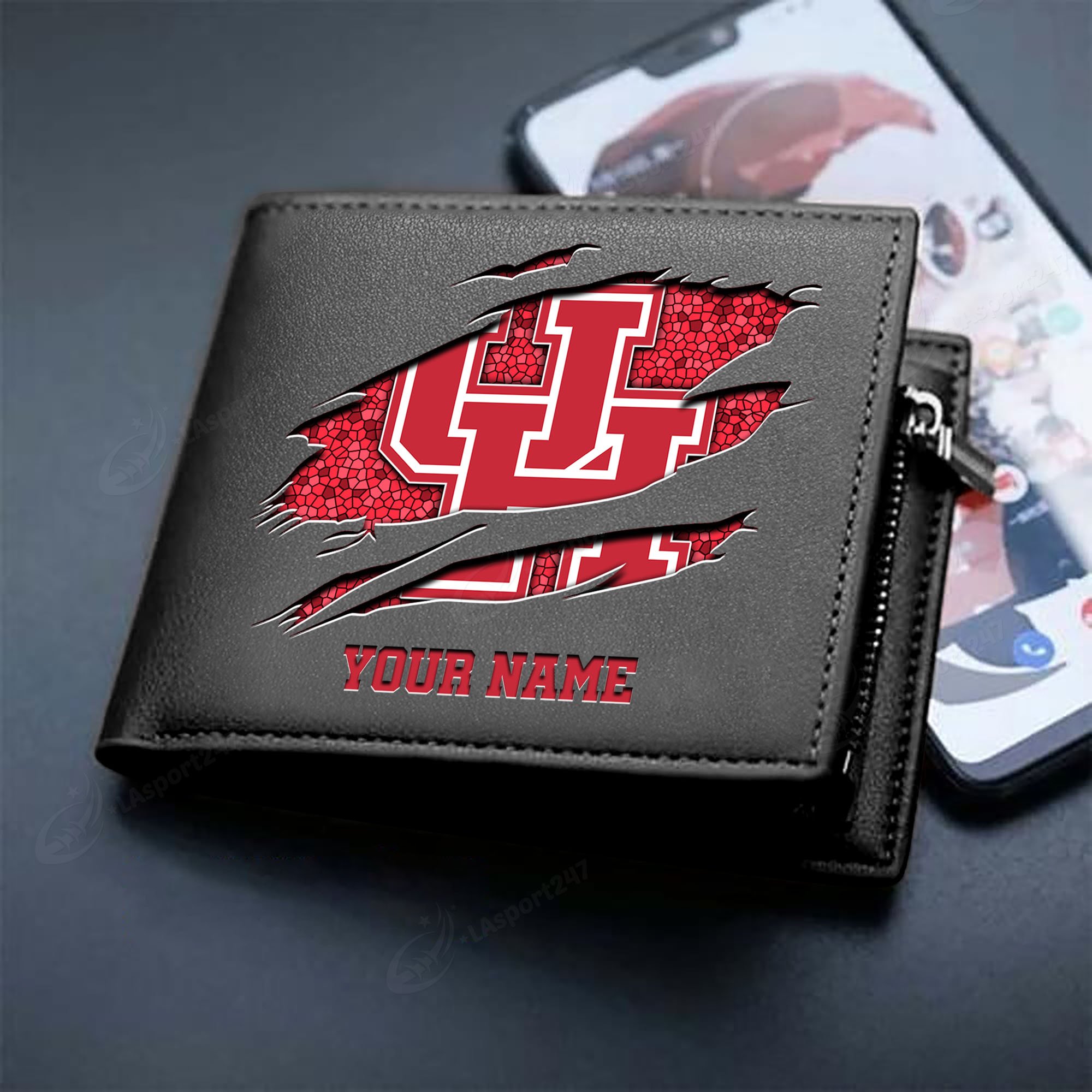Sportswearmerch Houston Cougars NCAA Men Wallet For Fan