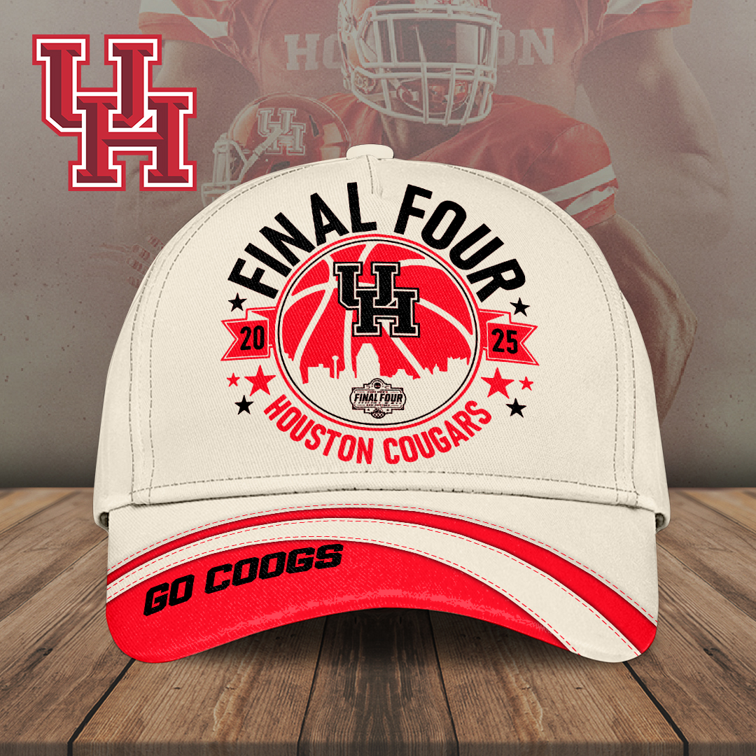 Sportswearmerch Houston Cougars NCAA Men's Basketball Classic Cap For Fan