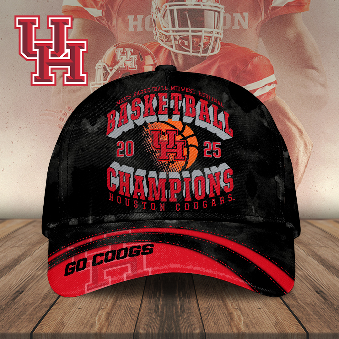 Sportswearmerch Houston Cougars NCAA Men's Basketball Classic Cap For Fan
