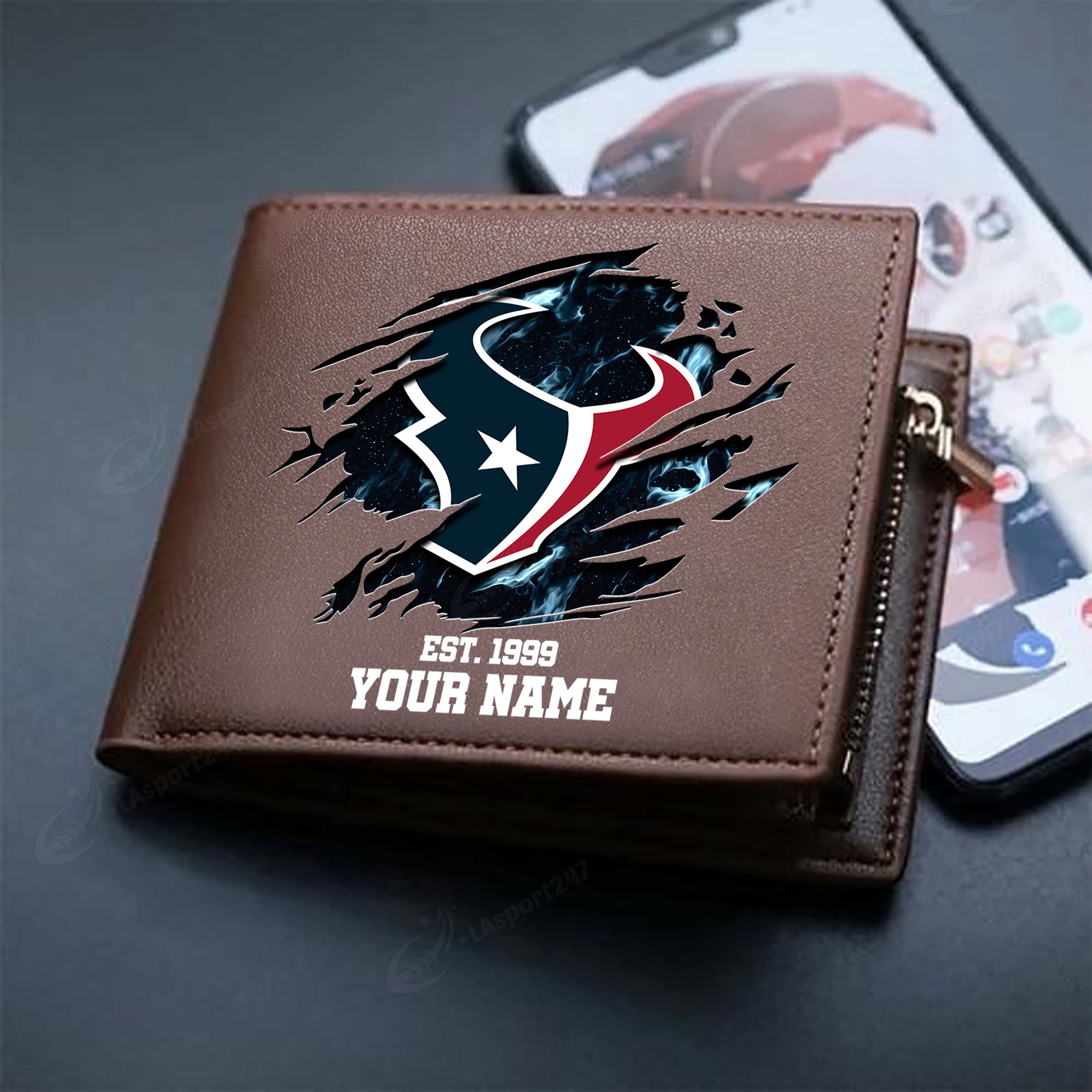 Sportswearmerch Houston Texans NFL Men Wallet For Fan