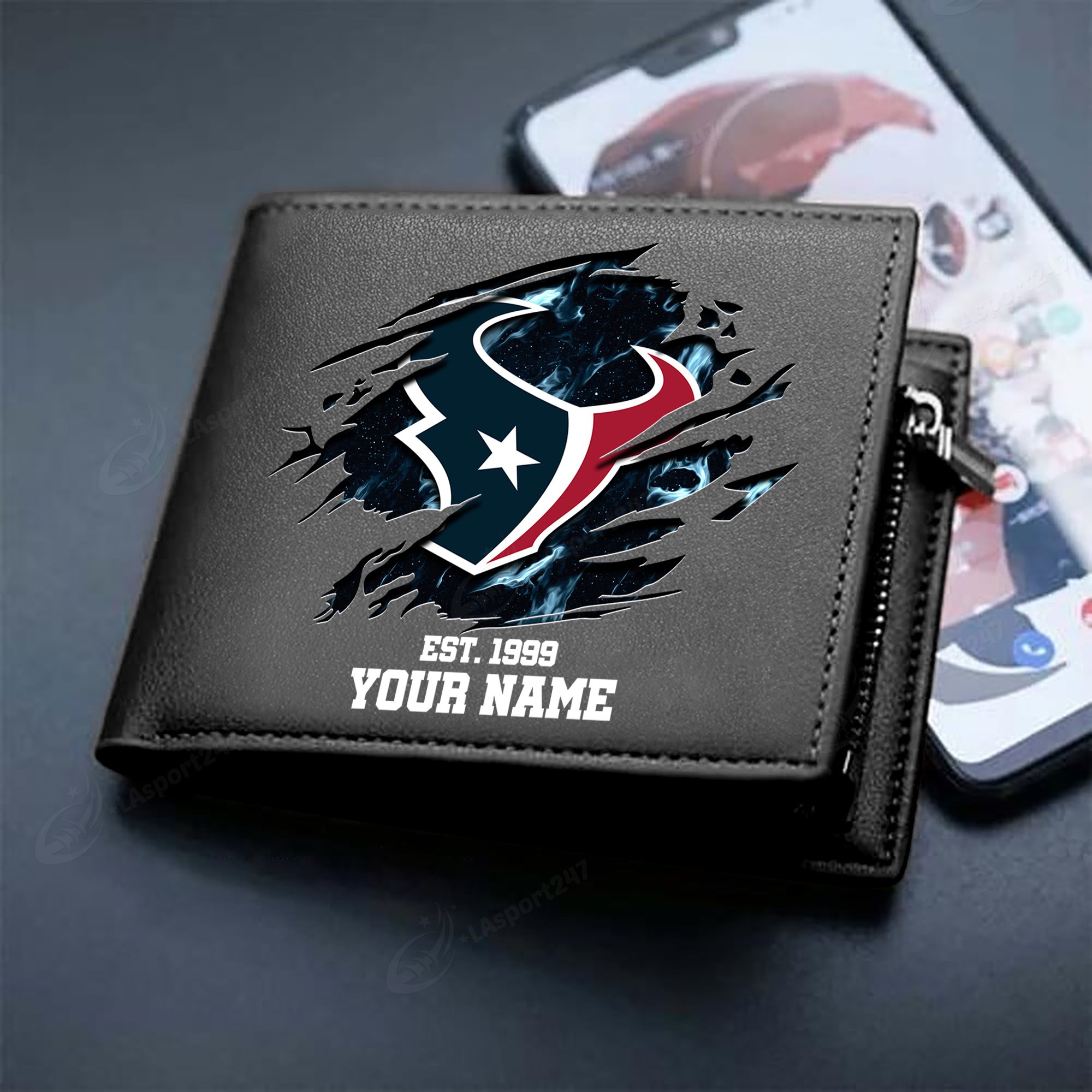 Sportswearmerch Houston Texans NFL Men Wallet For Fan