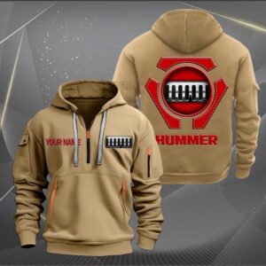 Sportswearmerch Hummer Car Personalized Half Zip Hoodie For Fan