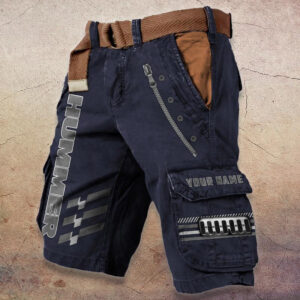 Sportswearmerch Hummer Truck Denim Shorts For Fan