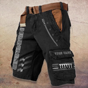 Sportswearmerch Hummer Truck Denim Shorts For Fan