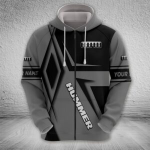 Sportswearmerch Hummer Trucks Zip Hoodie For Fan