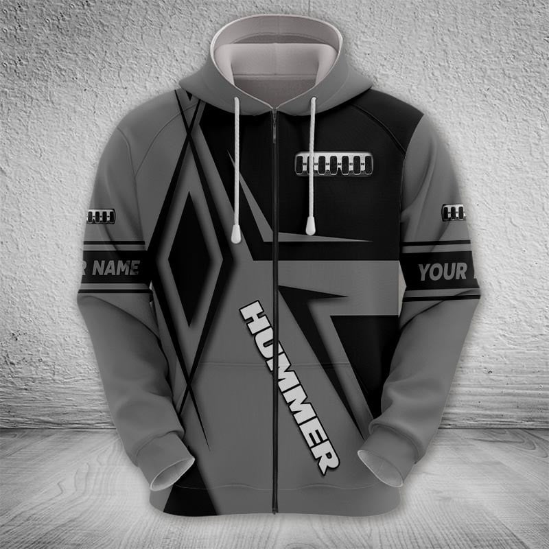 Sportswearmerch Hummer Trucks Zip Hoodie For Fan