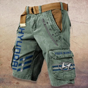 Sportswearmerch Hyundai Car Denim Shorts For Fan