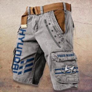 Sportswearmerch Hyundai Car Denim Shorts For Fan