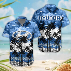 Sportswearmerch Hyundai Car Hawaiian Shirt For Fan