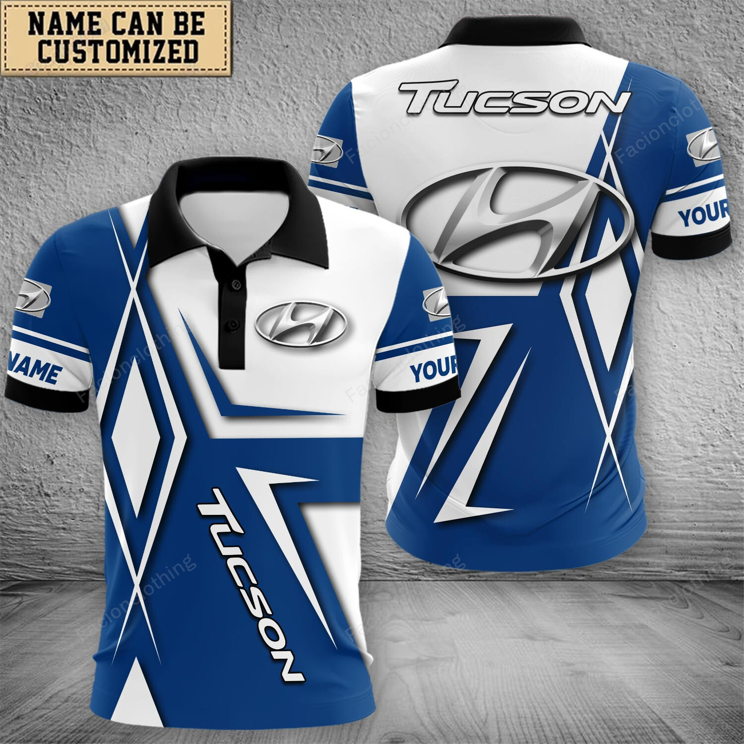 Sportswearmerch Hyundai Tucson Car Polo Shirt For Fan