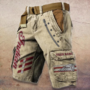 Sportswearmerch Indian Motorcycle Denim Shorts For Fan