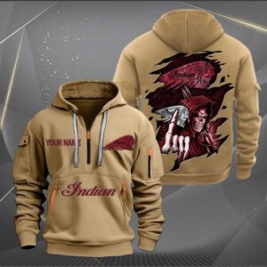 Sportswearmerch Indian Motorcycle Personalized Half Zip Hoodie For Fan