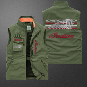 Sportswearmerch Indian Motorcycle Pocket Vest For Fan
