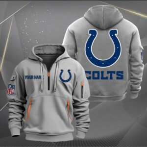 Sportswearmerch Indian Motorcycleapolis Colts NFL Half Zip Hoodie For Fan