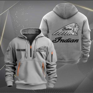 Sportswearmerch Indian Motorcycles Personalized Half Zip Hoodie For Fan