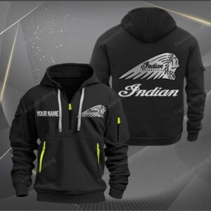 Sportswearmerch Indian Motorcycles Personalized Half Zip Hoodie For Fan