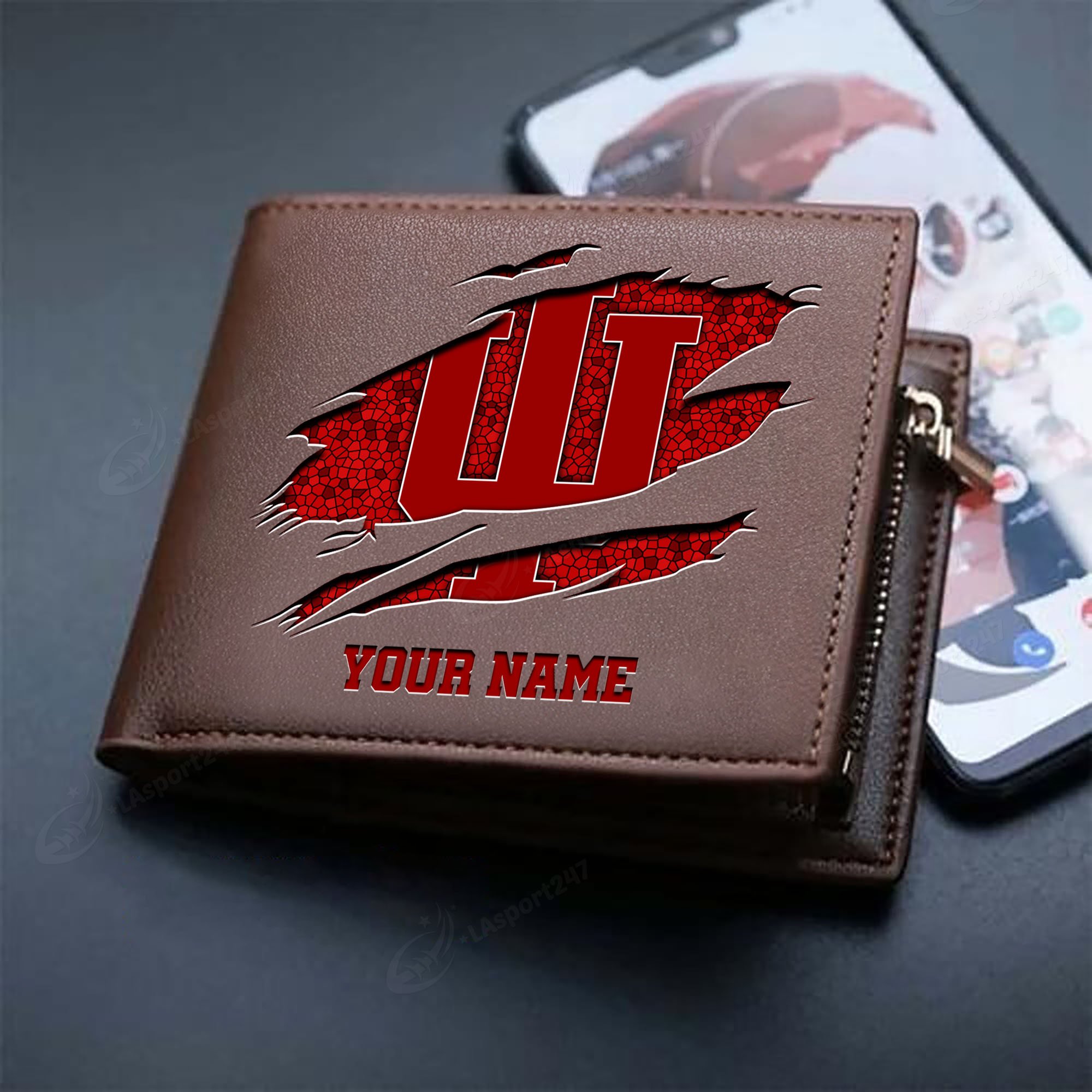 Sportswearmerch Indiana Hoosiers NCAA Men Wallet For Fan