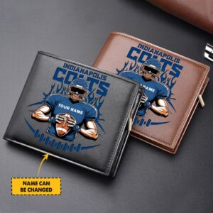 Sportswearmerch Indianapolis Colts NFL Personalized Men Wallet For Fan