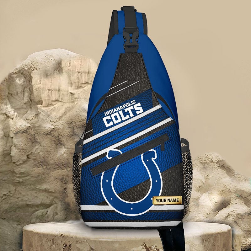 Sportswearmerch Indianapolis Colts NFL Personalized Sling Bag For Fan