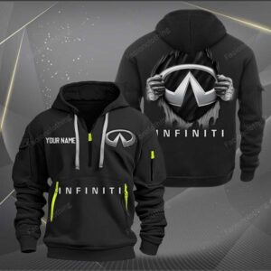 Sportswearmerch Infiniti Car Personalized Half Zip Hoodie For Fan