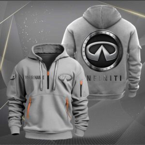 Sportswearmerch Infiniti Car Personalized Half Zip Hoodie For Fan