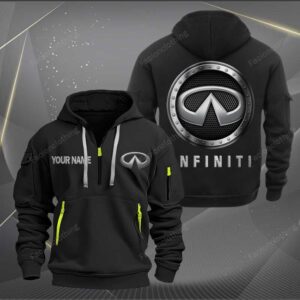 Sportswearmerch Infiniti Car Personalized Half Zip Hoodie For Fan