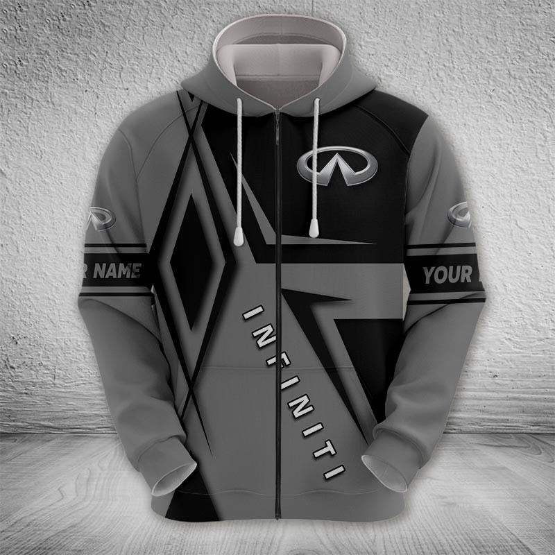 Sportswearmerch Infiniti Car Zip Hoodie For Fan