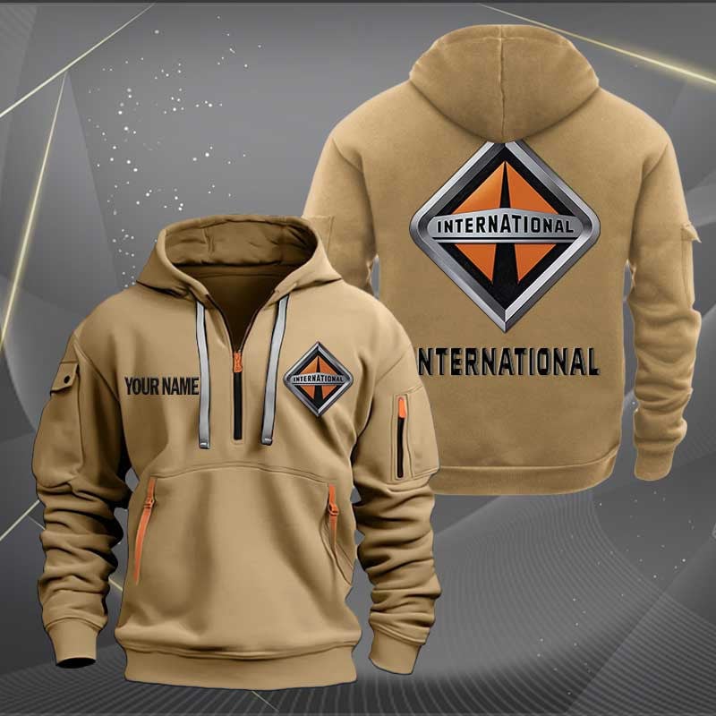 Sportswearmerch International Half Zip Hoodie For Fan