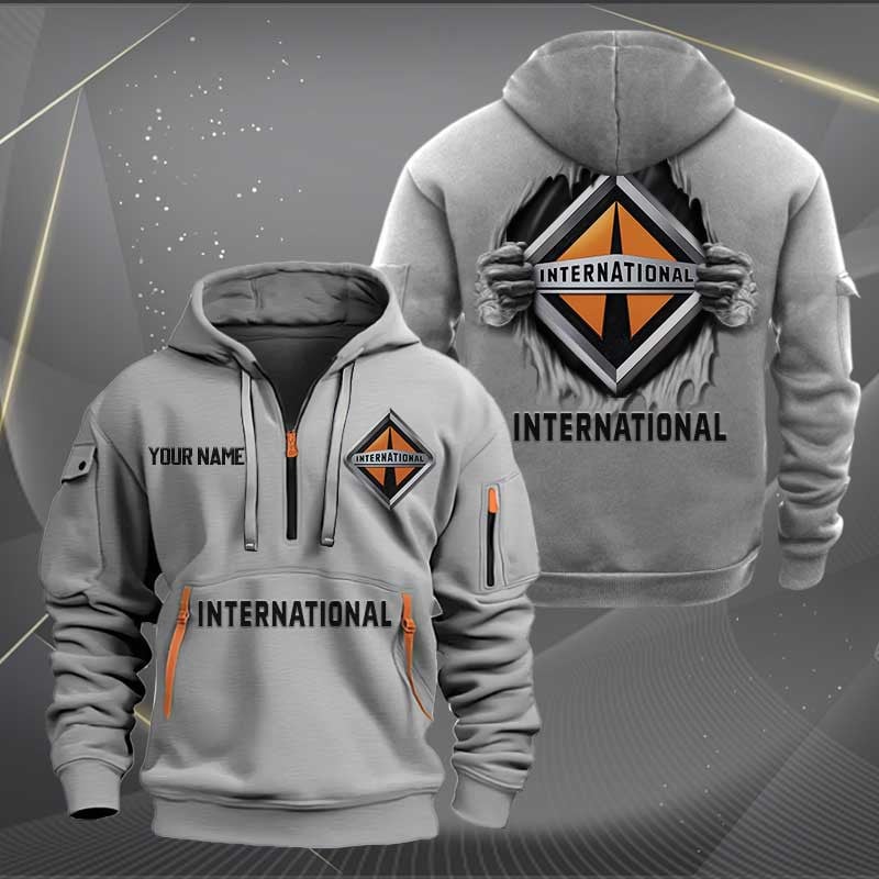 Sportswearmerch International Half Zip Hoodie For Fan