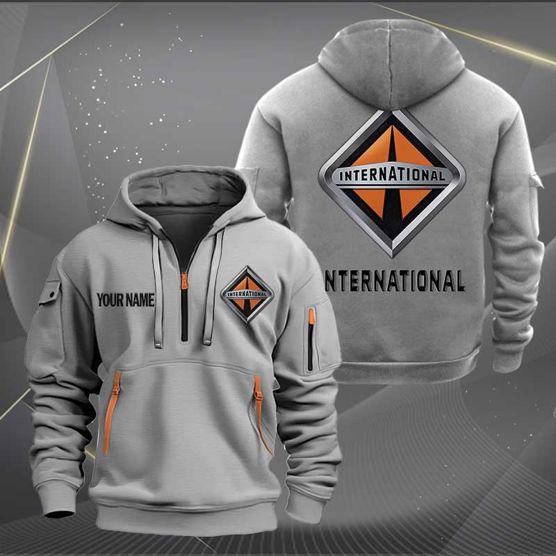 Sportswearmerch International Half Zip Hoodie For Fan