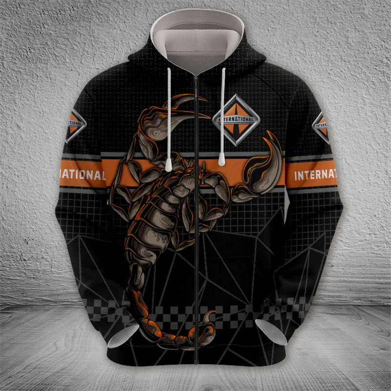 Sportswearmerch International Zip Hoodie For Fan