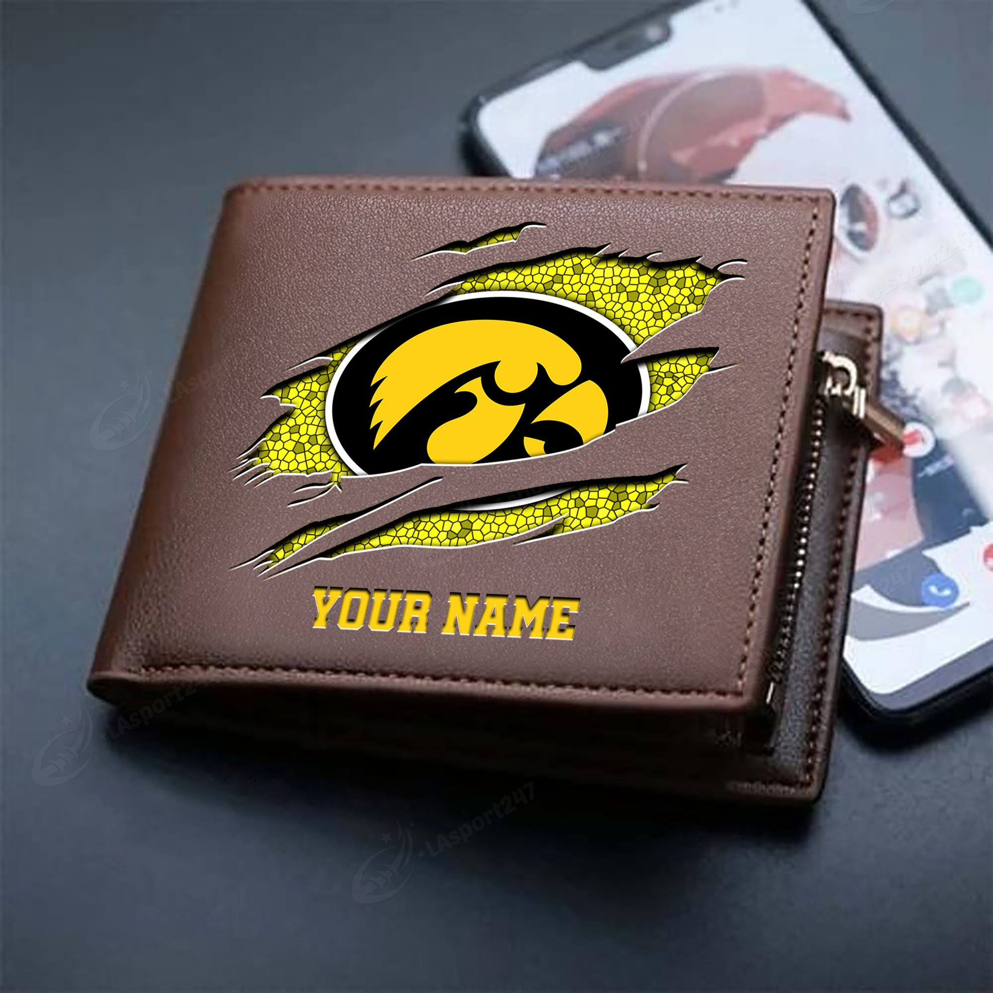Sportswearmerch Iowa Hawkeyes NCAA Men Wallet For Fan