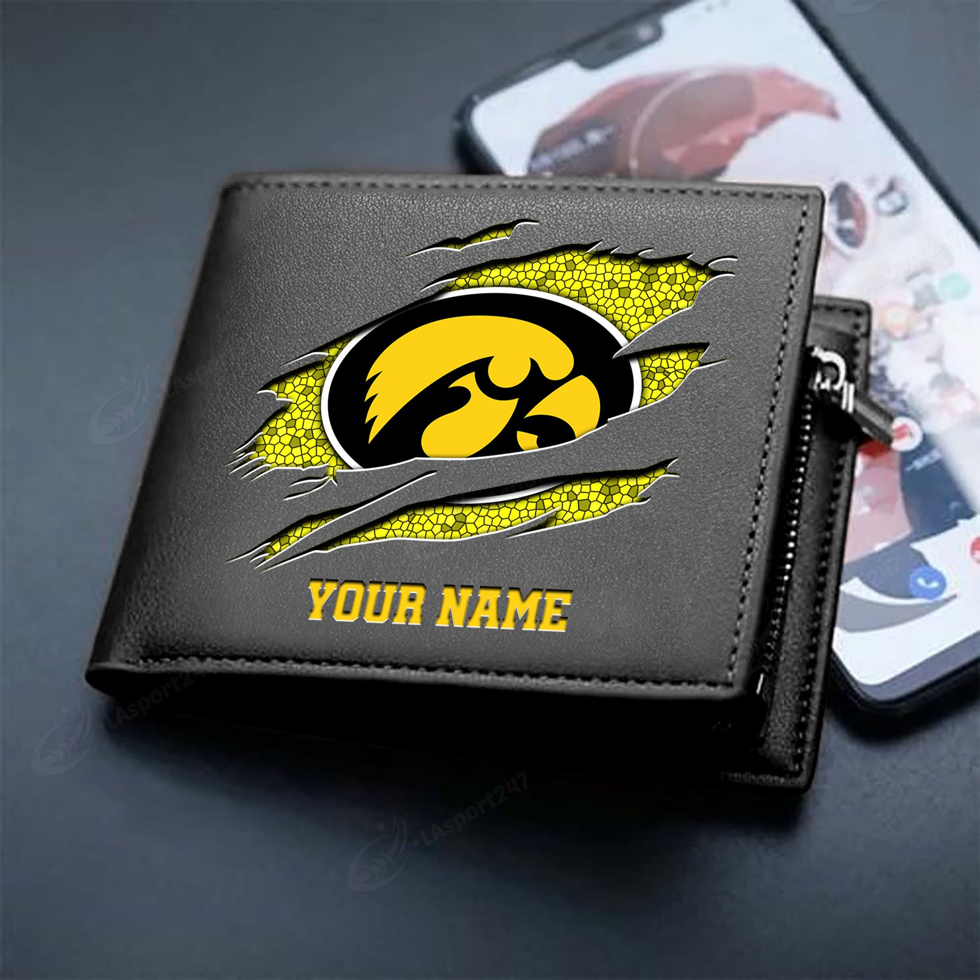 Sportswearmerch Iowa Hawkeyes NCAA Men Wallet For Fan