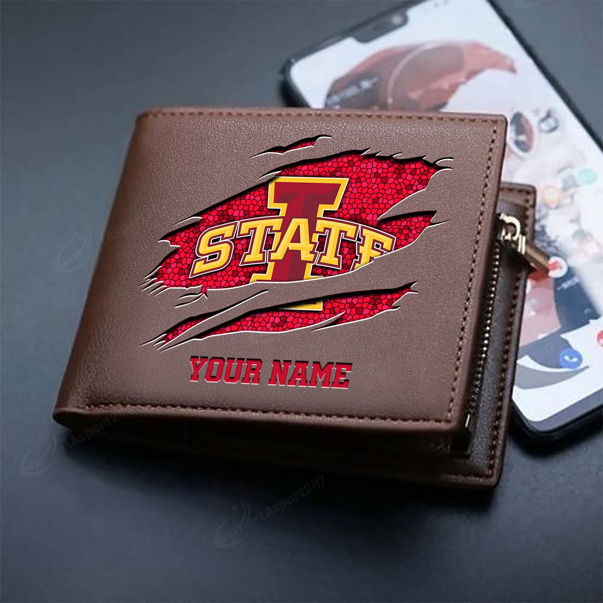 Sportswearmerch Iowa State Cyclones NCAA Men Wallet For Fan