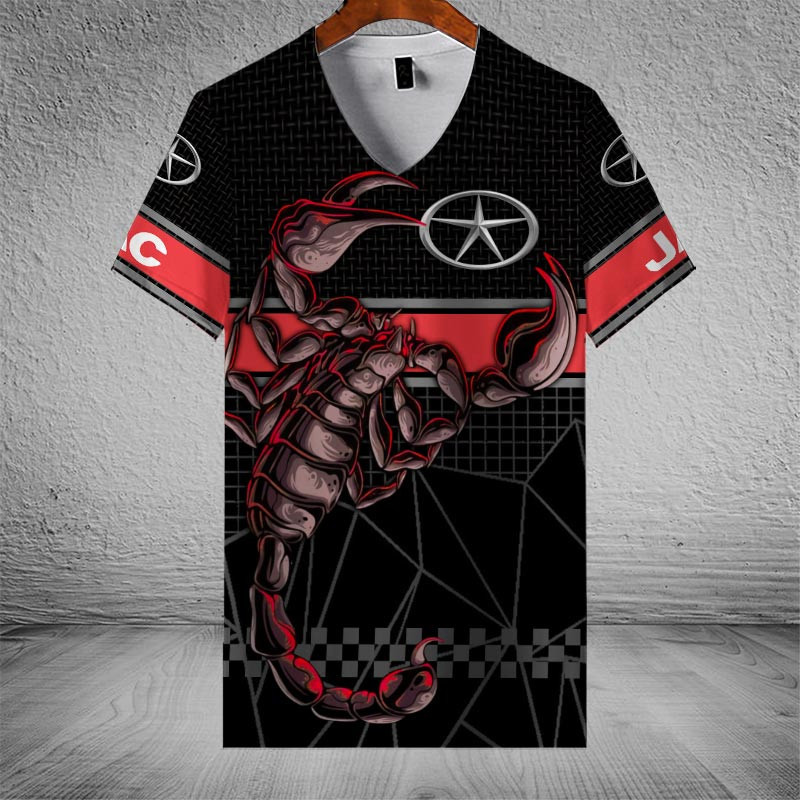 Sportswearmerch JAC Motorcycle V-neck Women T-shirt For Fan
